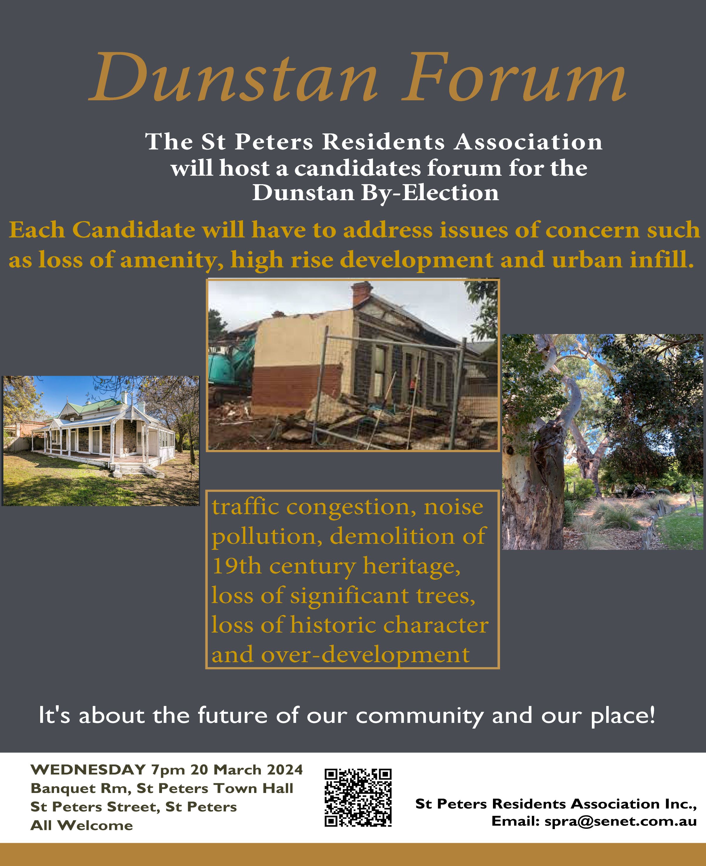 Dunstan Meet the Candidates Poster