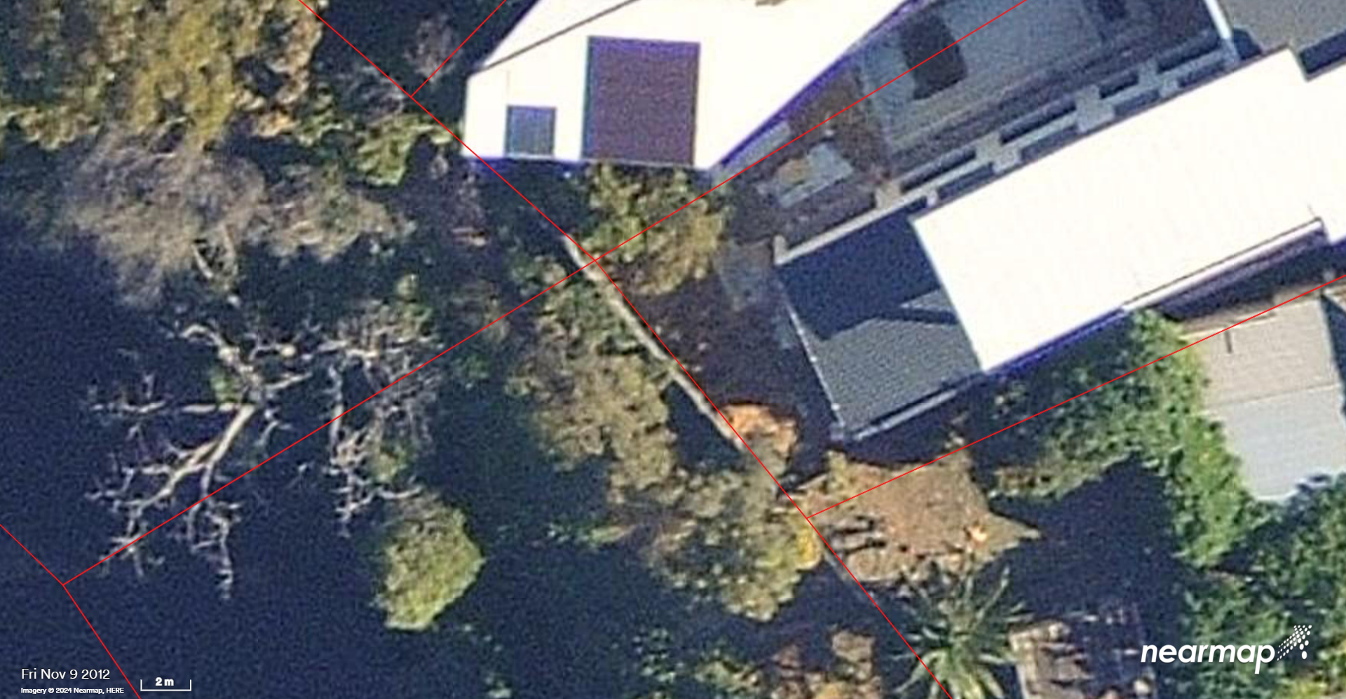 aerial photograph of billabong